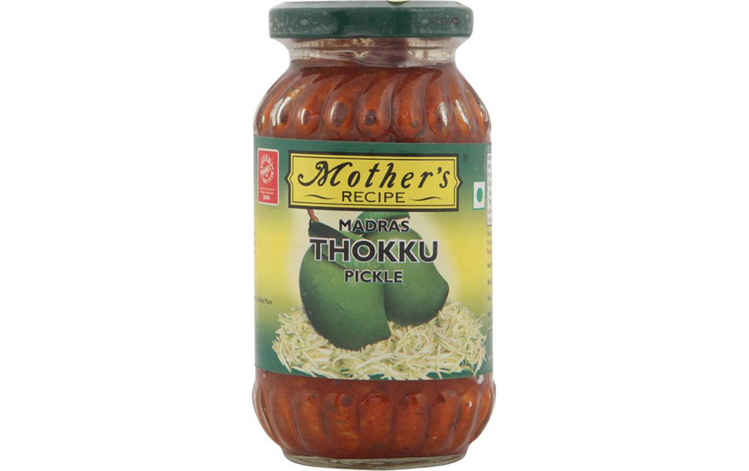 Mother's Recipe Madras Thokku Pickle   Glass Jar  300 grams